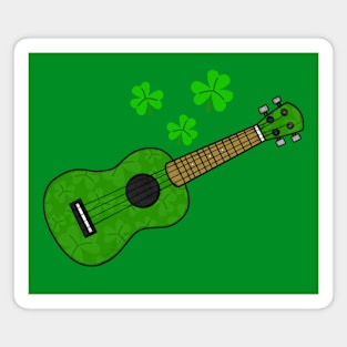 Ukulele St Patrick's Day Ukulelist Irish Musician Magnet